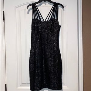 Dress the population sequin dress